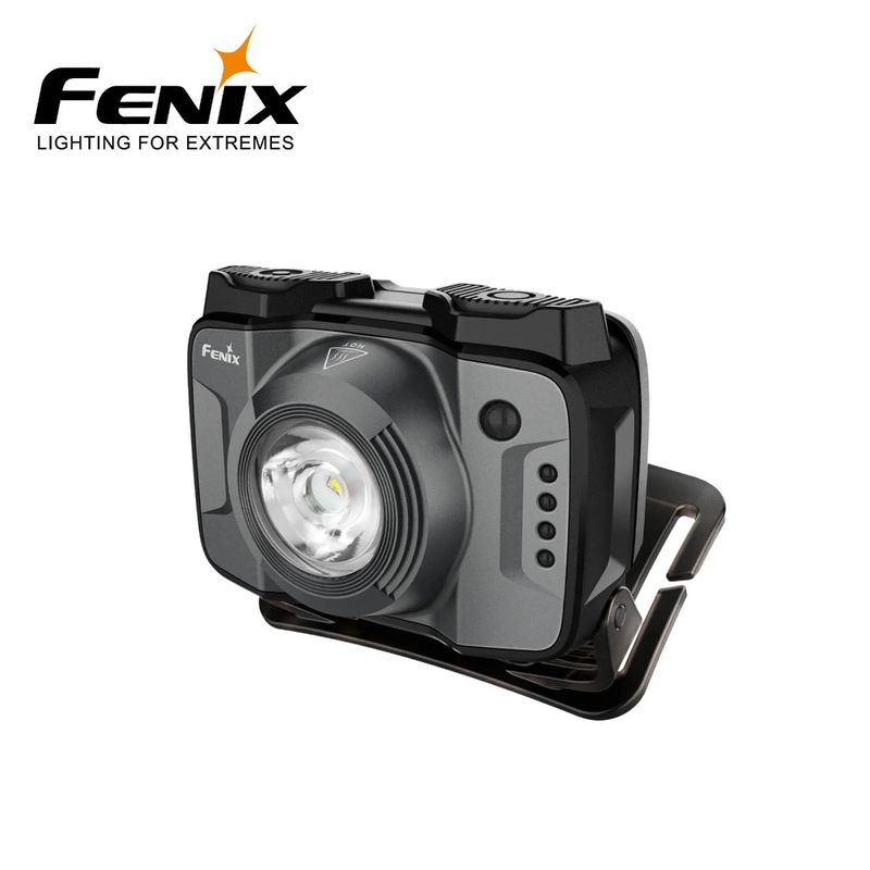 FENIX HL12R v2.0 HODELYKT GRÅ 500lm (hvit og rødt lys)