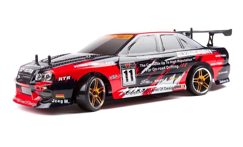 HSP Drift XSTR - 1:10 Brushless ::Komplett m/LiPo
