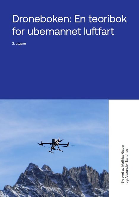 Hovedbilde Droneboken - en teoribok for ubemannet luftfart 