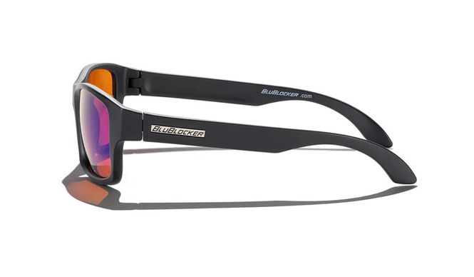 Hovedbilde Blublocker Black Matte Polarized wayfarer with ...