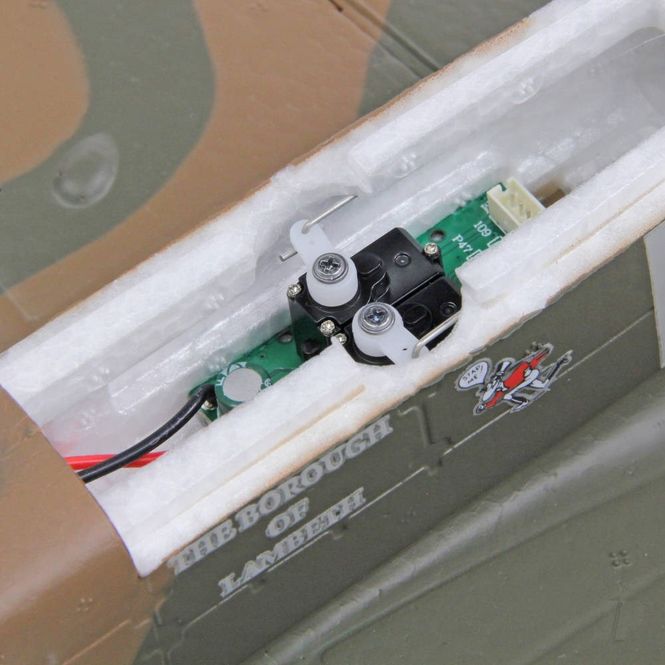 Hovedbilde Top RC Hobby Spitfire 450mm Gyro Grønn/Brun RTF