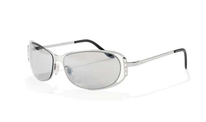 Hovedbilde Blublocker Aria in Silver with Rhinestones 1310