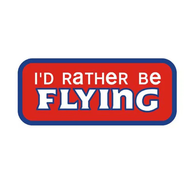 Hovedbilde Stoffmerke I Rather be flying
