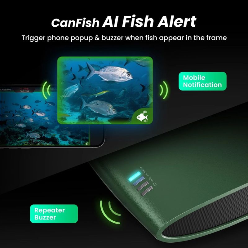 Chasing CF1-25 - Live Underwater Fishing Camera